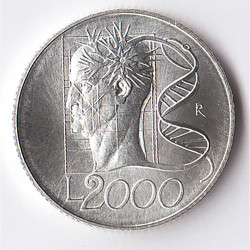 2000 LIRE ARGENTO